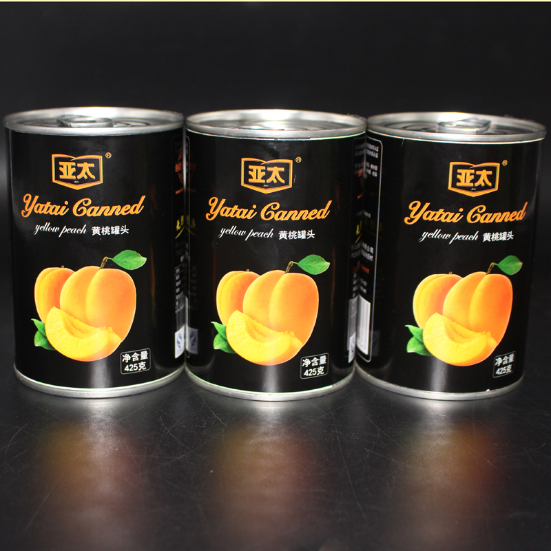 【亚太】新鲜黄桃水果罐头425g*5，券后19.90元包邮
